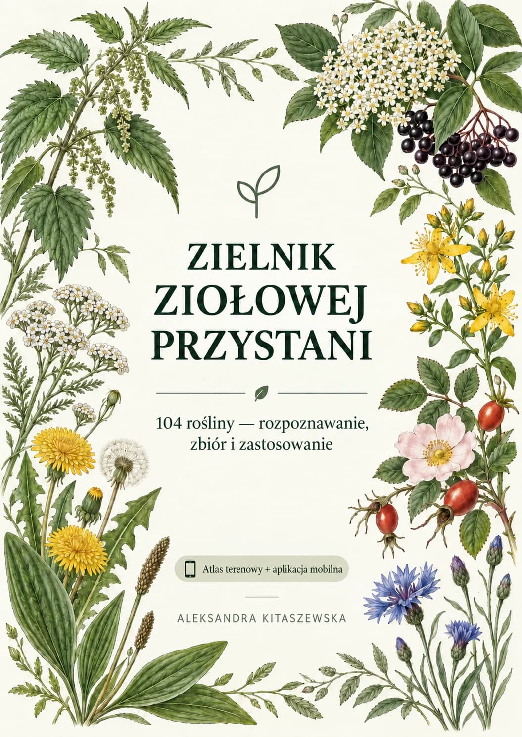 Okładka książki Zielnik Ziołowej Przystani